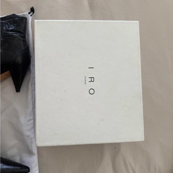 Black Leather Ankle Boots - Picture 4 of 7